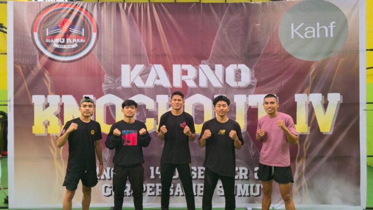 Foto peserta Karno Knockout IV di sasana tinju Boxing Karno,