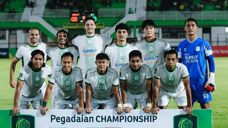 Foto-skuad-PSMS-Medan-saat-menghadapi-Persekat-Tegal